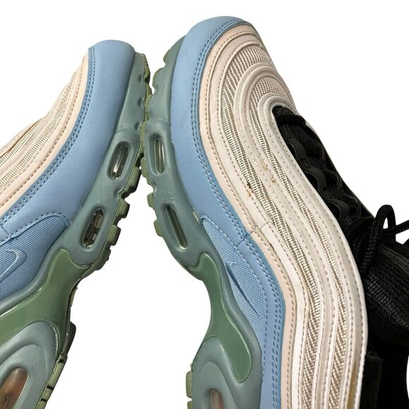 Nike Air Max 97 Sneakers Mens 6 Blue Plus Layer Cake Mica Green Retro AH8143-300 main image 9